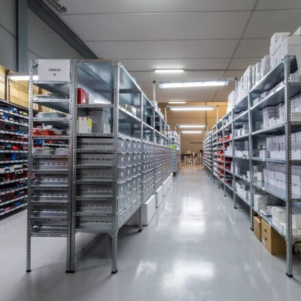 Rayonnage léger Maroc – profilés perforés et modules extensibles