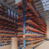 Rayonnage Cantilever Maroc – colonnes contreventées et bras articulés