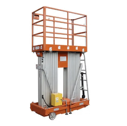 Nacelle colonne double 14 m – plateforme 1×0,7 m