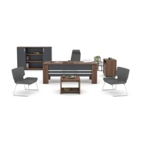 Pack Bureau Otto – bureau principal 220×90×75 cm au Maroc