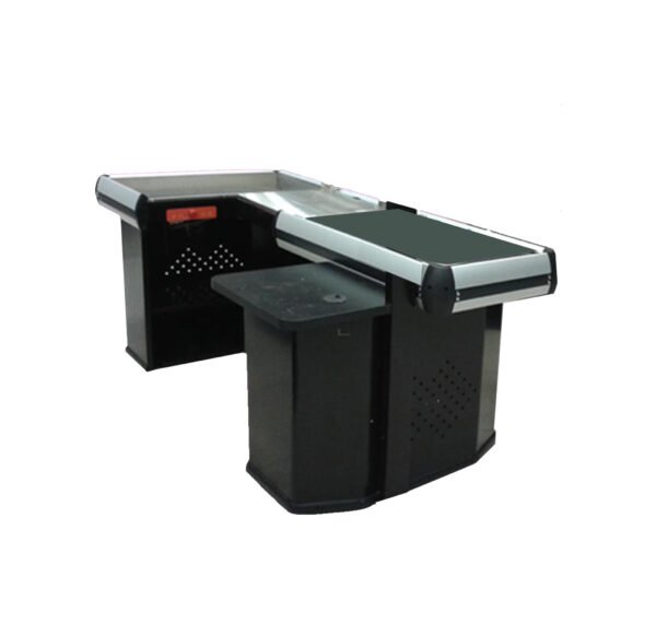 sortie de caisse avec tapis antidérapant Maroc largeur 190 cm acier époxy