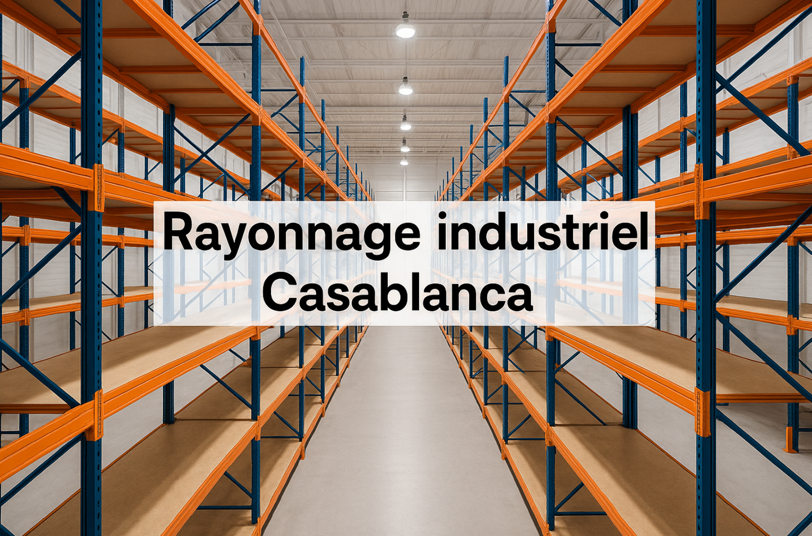 Rayonnage industriel et mobilier professionnel à Casablanca – Stockage Maroc